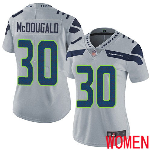 Seattle Seahawks Limited Grey Women Bradley McDougald Alternate Jersey NFL Football #30 Vapor Untouchable->seattle seahawks->NFL Jersey